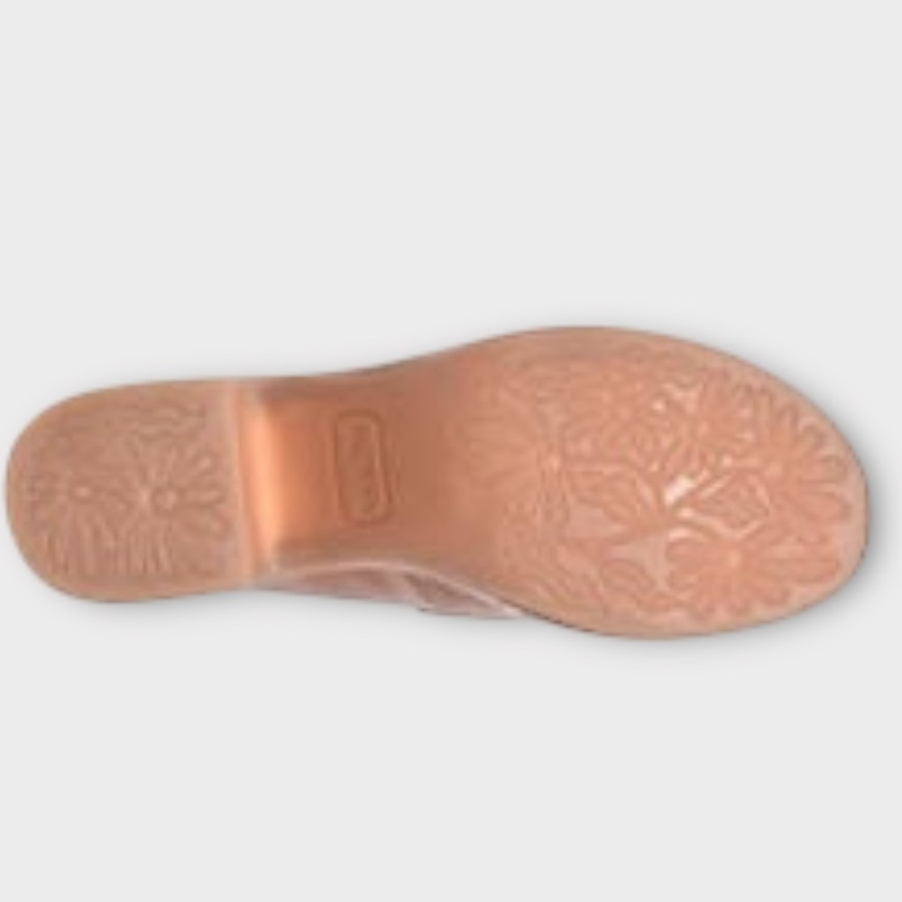 NWOT Korks Stonegate Platform Tan Clogs Sz 11 - Picture 4 of 8